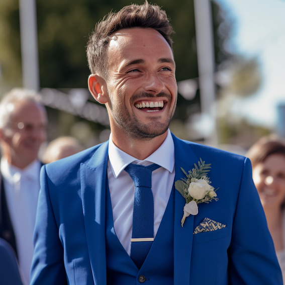 Pourquoi choisir un costume bleu marine de mariage ? - Story Tailor